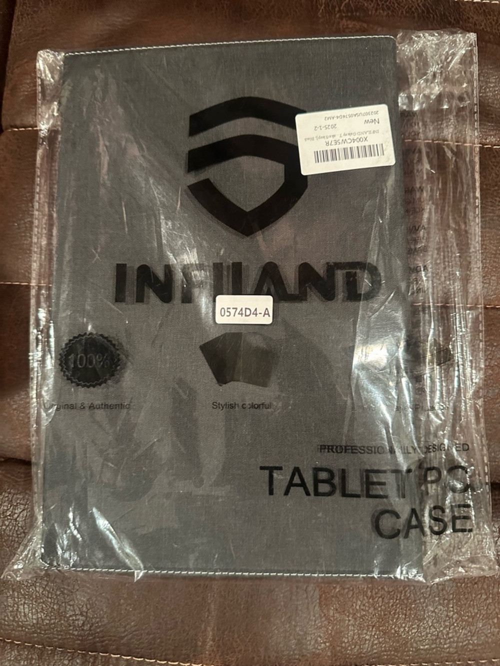 Grey Tablet Cover Case for Samsung Galaxy Tab S10+/S9+ (12.4")